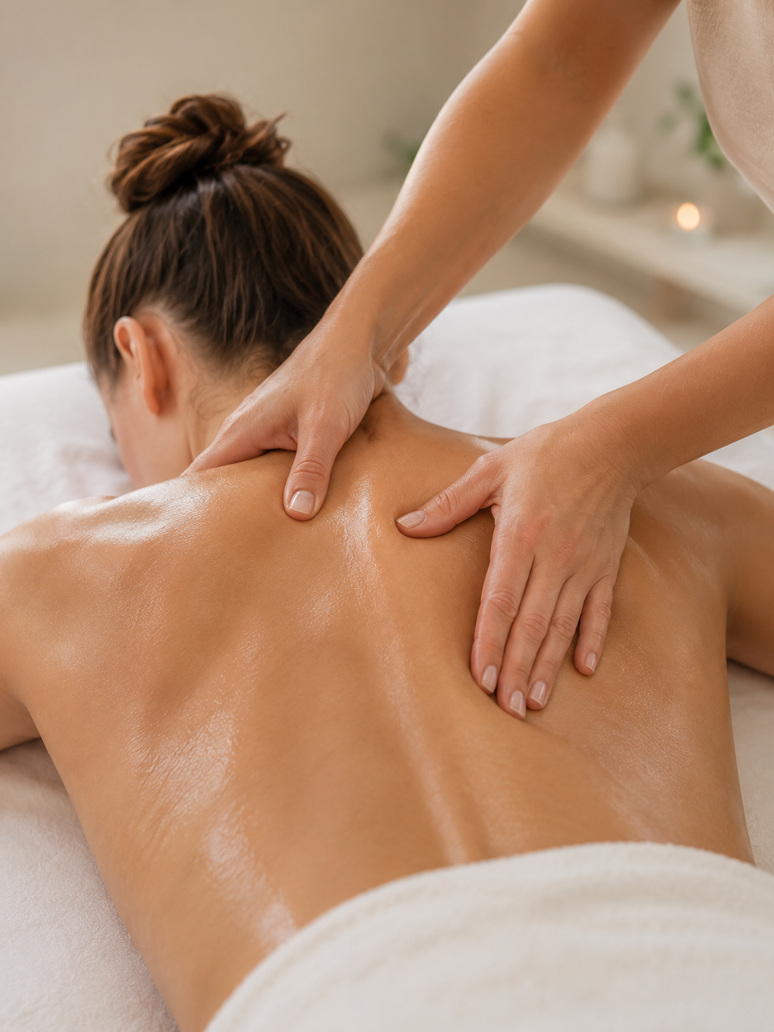 Masaje Descontracturante de Espalda, Cuello y Cabeza