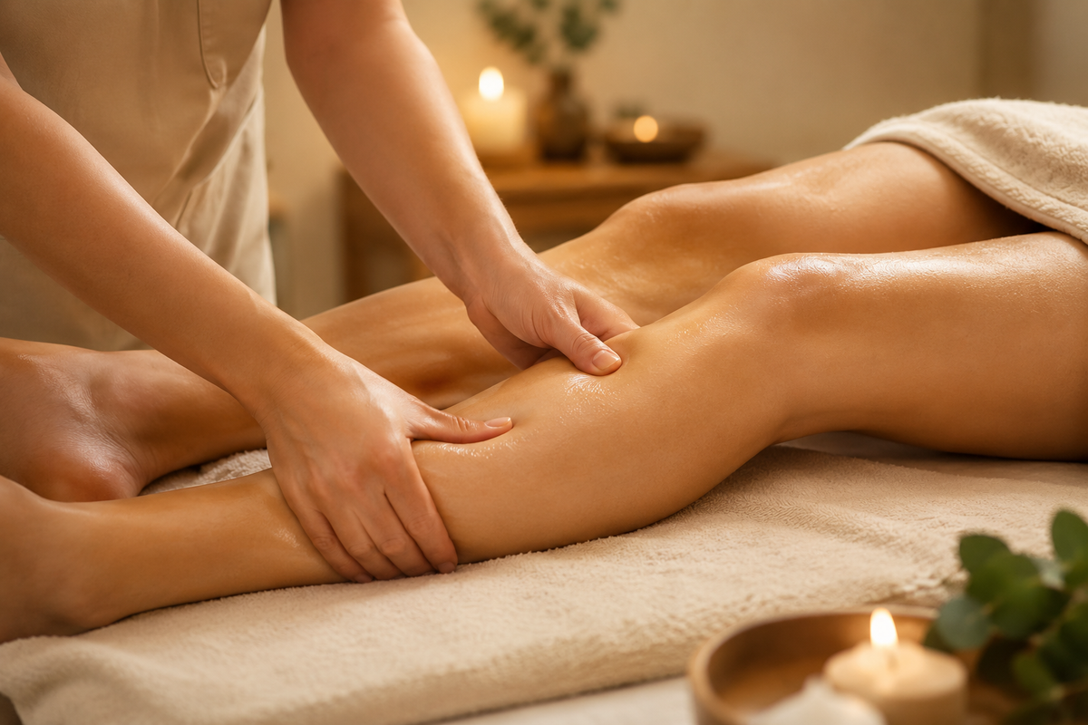 Masaje Circulatorio para Piernas Cansadas | Drenaje y Bienestar